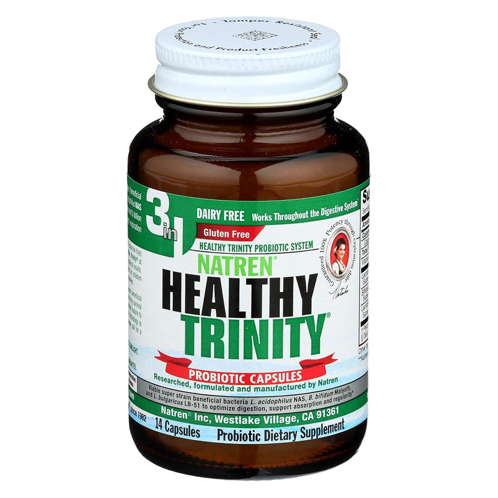 Natren Healthy Trinity 14 Day Capsules, Dairy Free - 14 Ea